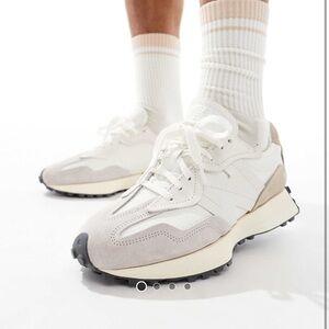 New Balance 327 Sneakers in Gray and White